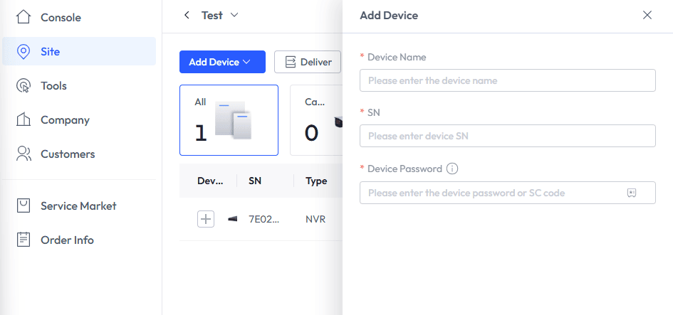 Dolynk Device Addition